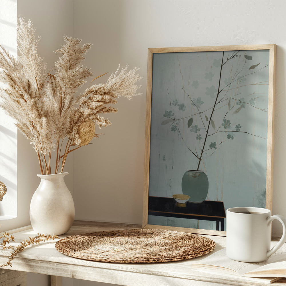 Branch in Vase Poster